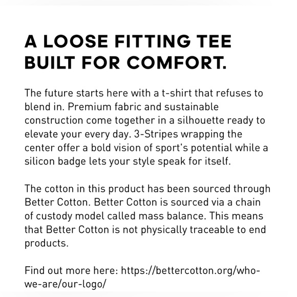 NWT Adidas Future Icons 3 Stripes Tee Shirt Gray & White size S - Picture 8 of 8